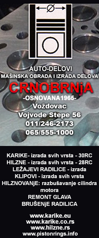 Auto-delovi CRNOBRNjA Beograd reklame