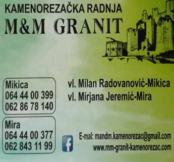 Kamenorezac M&M granit